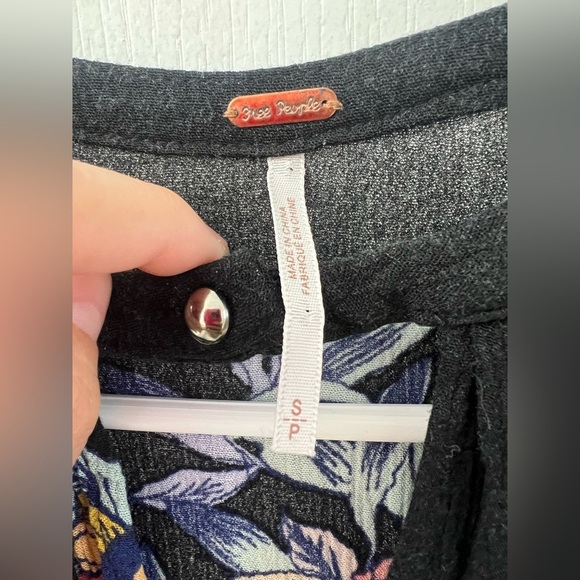 Free People Electric Orchid Print Black Swing Tuni(Size S) - Picture 8 of 10